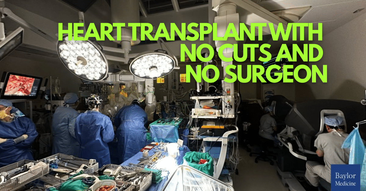 A Robot Replaced a Human Heart Without Opening the Chest