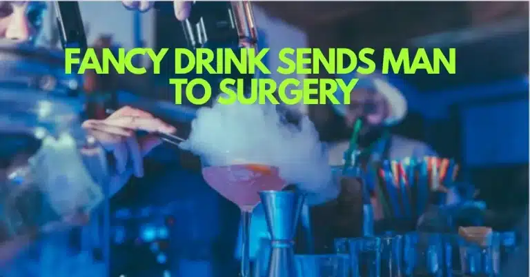 When A Bar Drink Turned Dangerous: Liquid Nitrogen Ruptured A Man’s Stomach