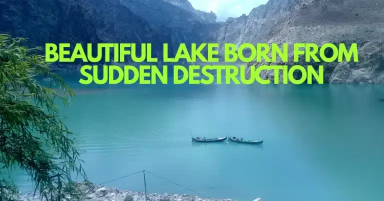 A Mountain Fell and a Turquoise Lake Took Its Place